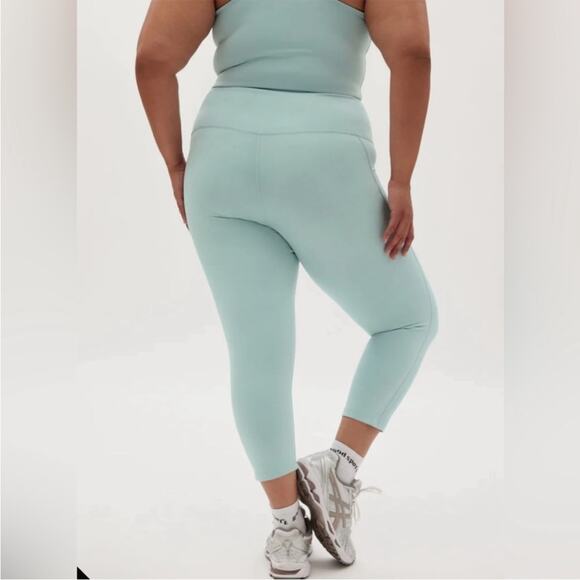 Girlfriend Collective Light Blue High Rise Compression Leggings - XXXL - Picture 4 of 12